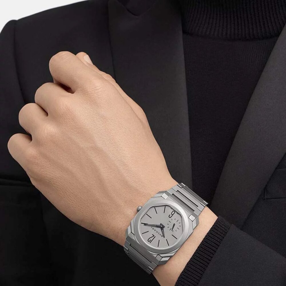 Octo Finissimo Automatic In Titanium Case And Bracelet 40mm Watch