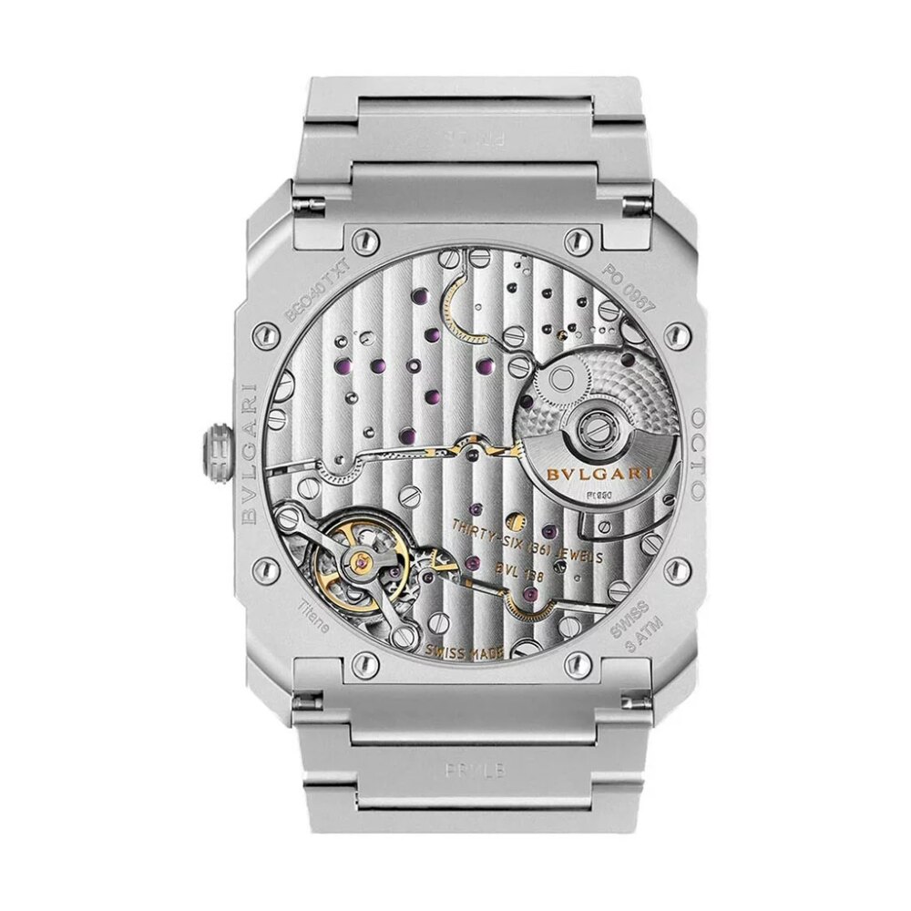 Octo Finissimo Automatic In Titanium Case And Bracelet 40mm Watch