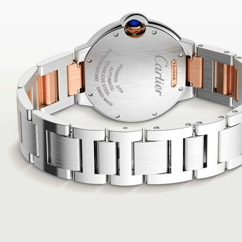 Ballon Bleu De Cartier Watchrose Gold Bezel Watch