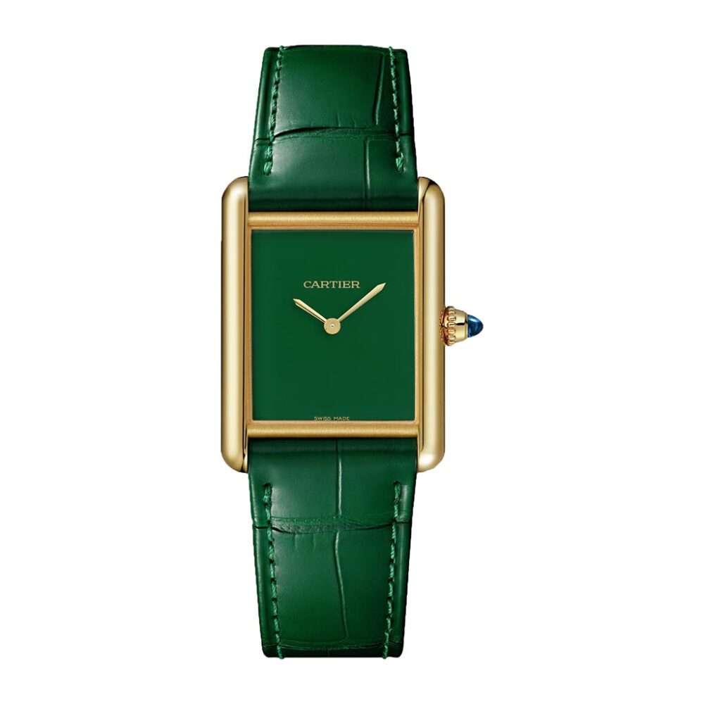 Tank Louis Cartier Large Green Watch