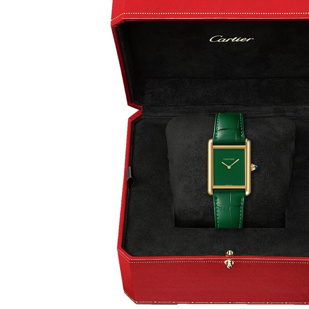 Tank Louis Cartier Large Green Watch