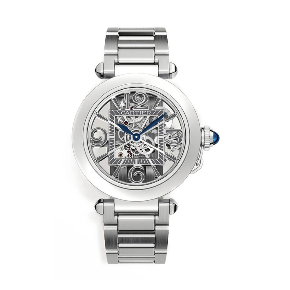 CRWHPA0007 – Pasha De Cartier Watch – 41mm Automatic Steel Watch