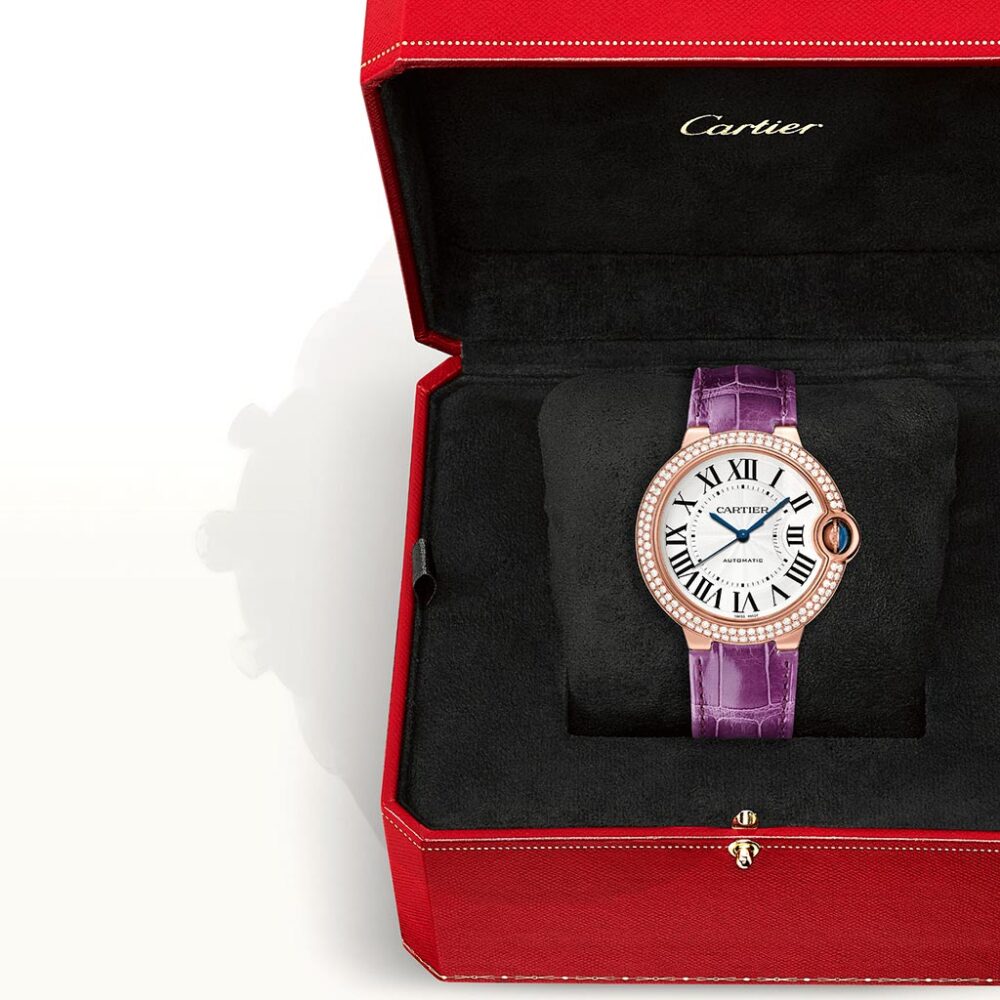 Ballon Bleu De Cartier Purple 36mm Watch