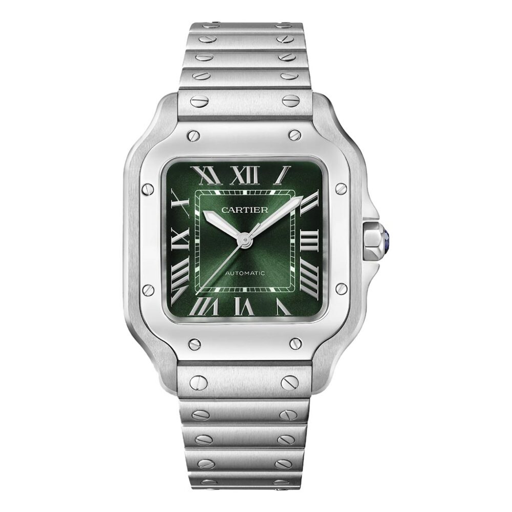 Santos De Cartier Green Medium Watch