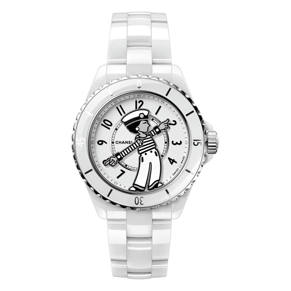 Mademoiselle J12 La Pausa 38mm White Watch