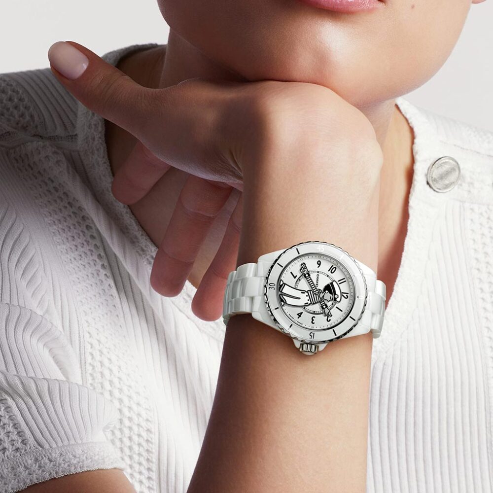 Mademoiselle J12 La Pausa 38mm White Watch