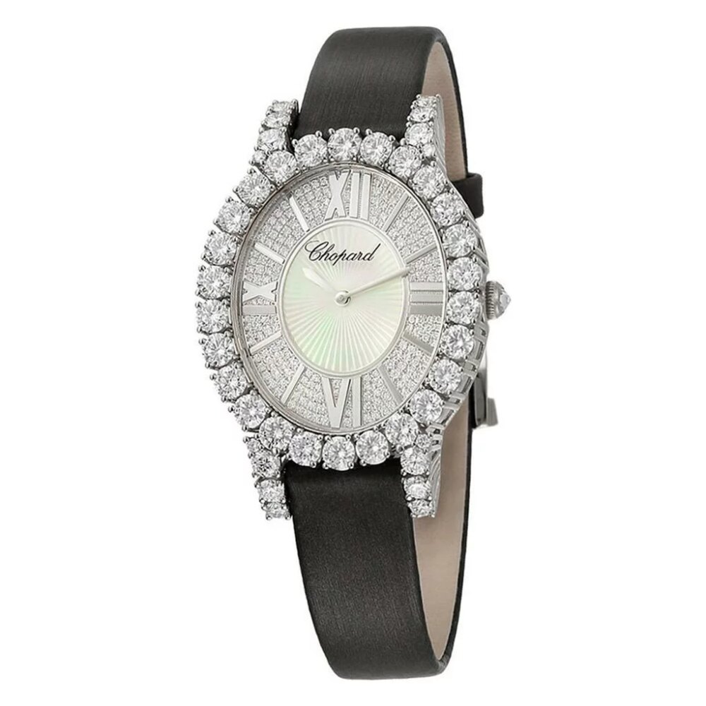 Chopard LHeure Du Diamant 18k White Gold And Diamonds Watch