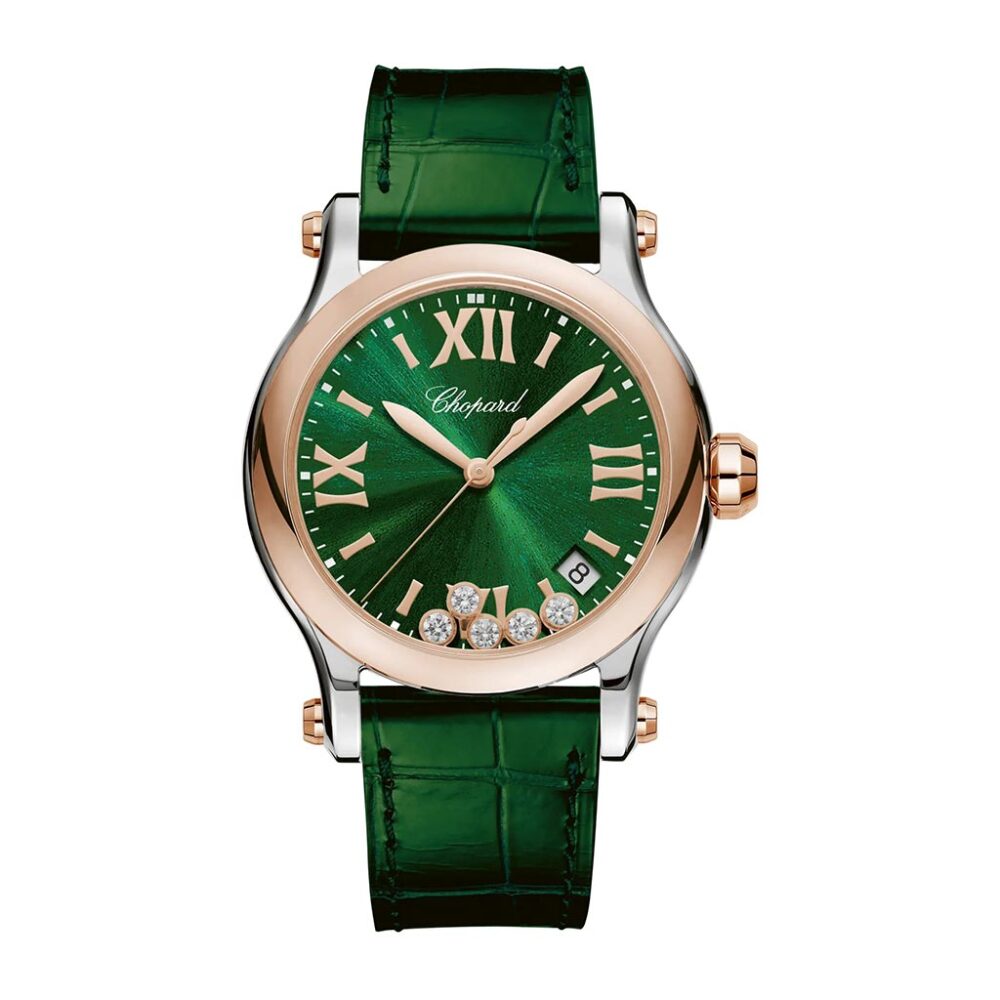 Happy Sport 36mm Ethical Green DIal Watch