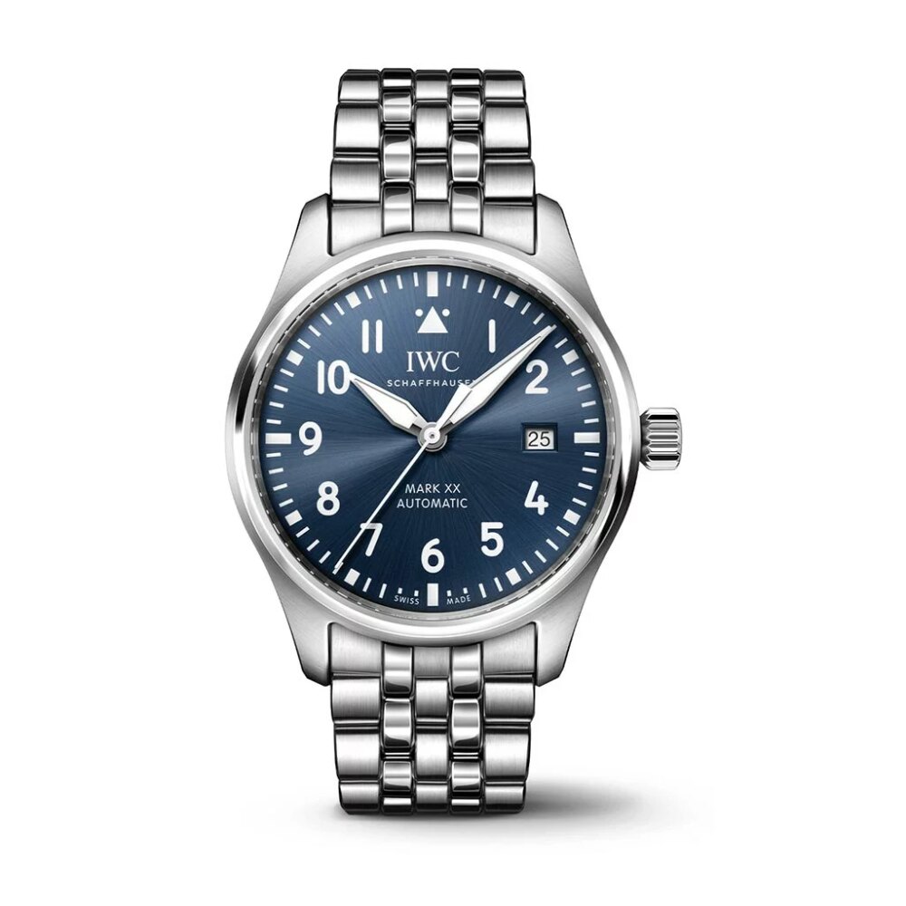 Stainless Steel Blue Pilots Watch Mark XX Watch