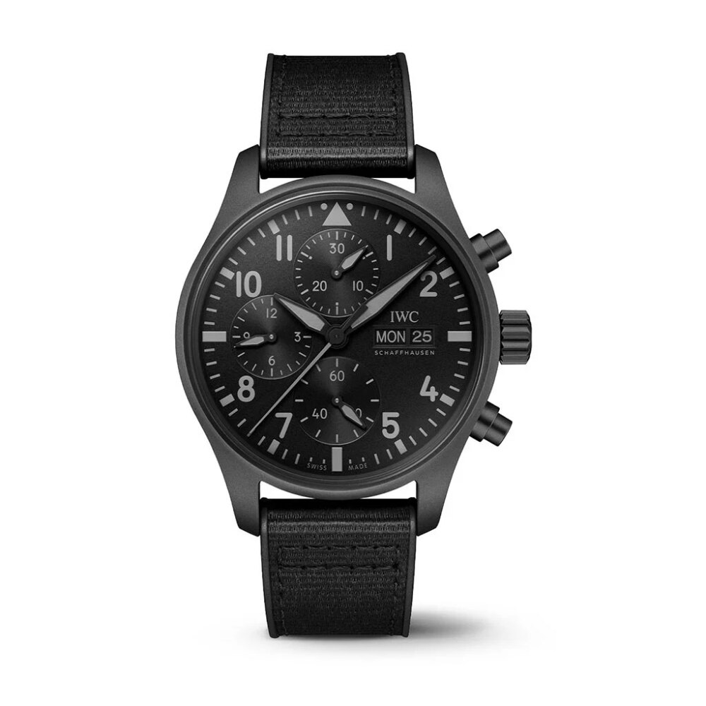 IW388106-Pilots Watch Chronograph 41 Top Gun Ceratanium Watch