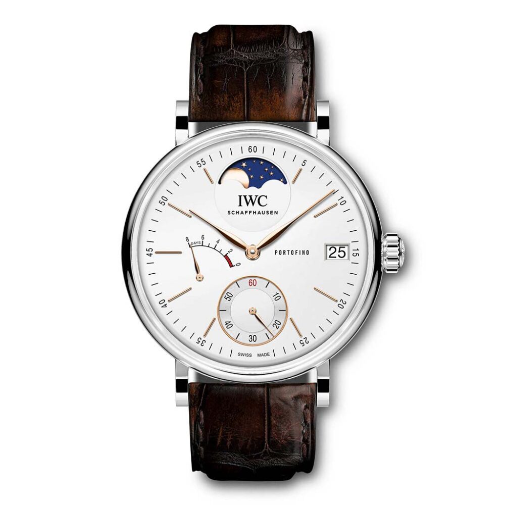 Portofino Hand-Wound Moon Phase Watch