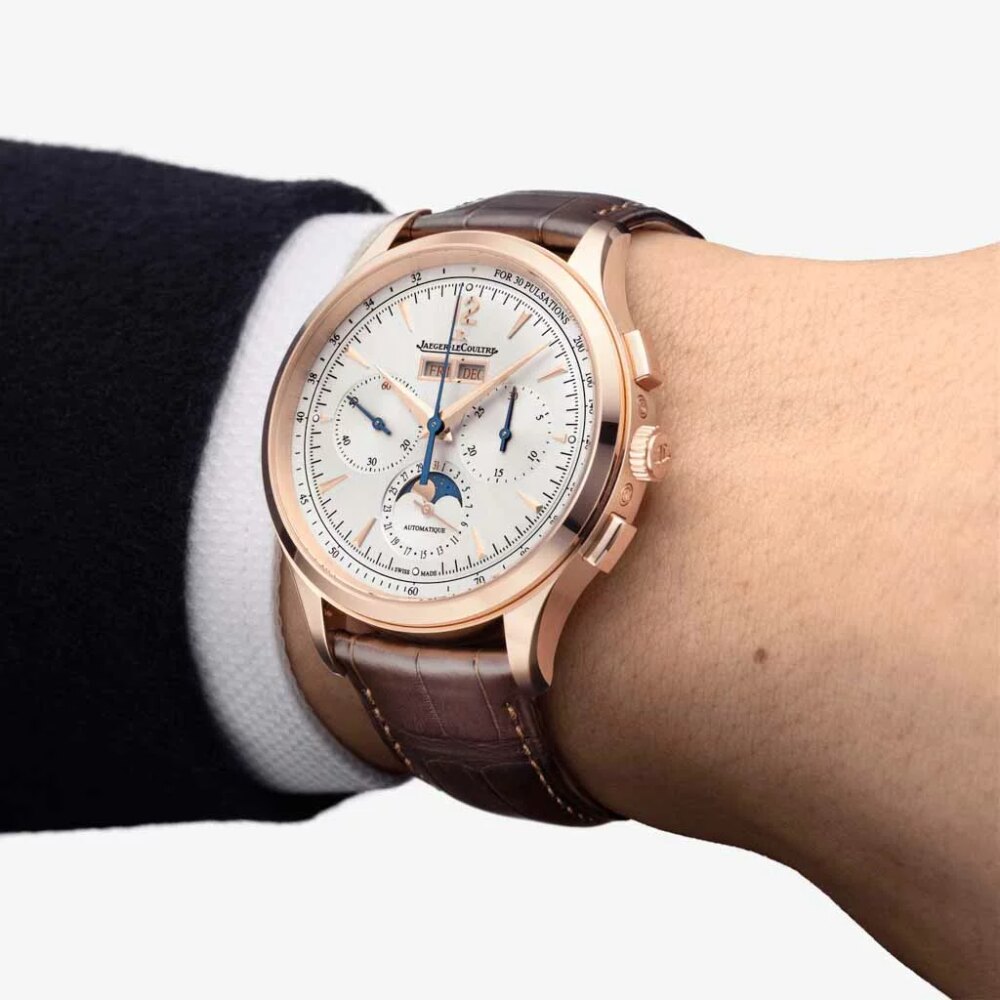 Master Control Chronograph Calendar In Pink Gold Watch