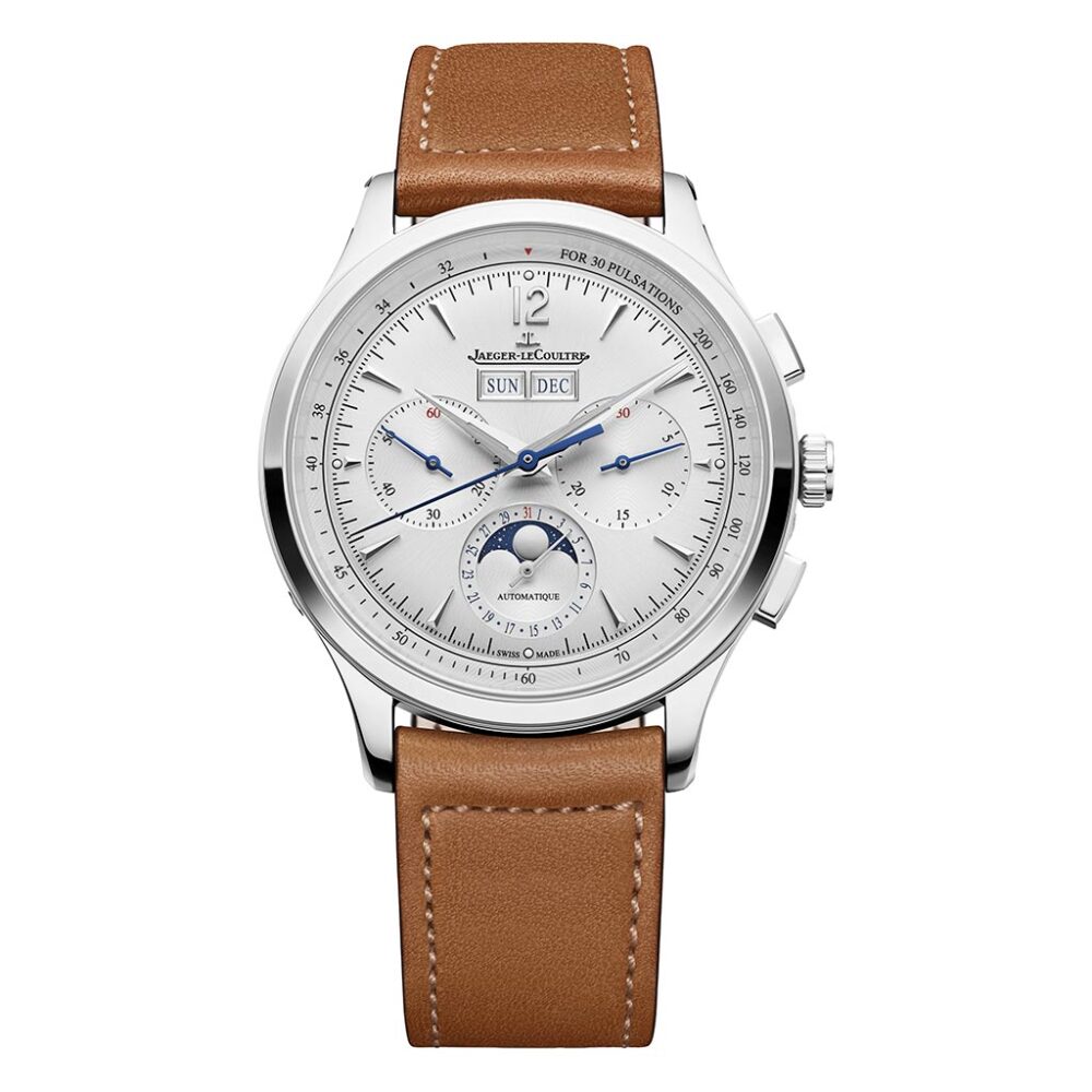 Master Control Chronograph Silver Caflskin Watch