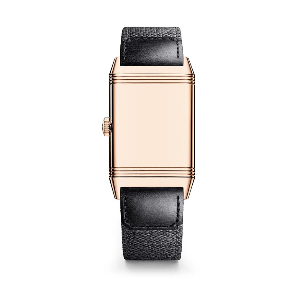 Reverso Tribute Black Dial Monoface Watch