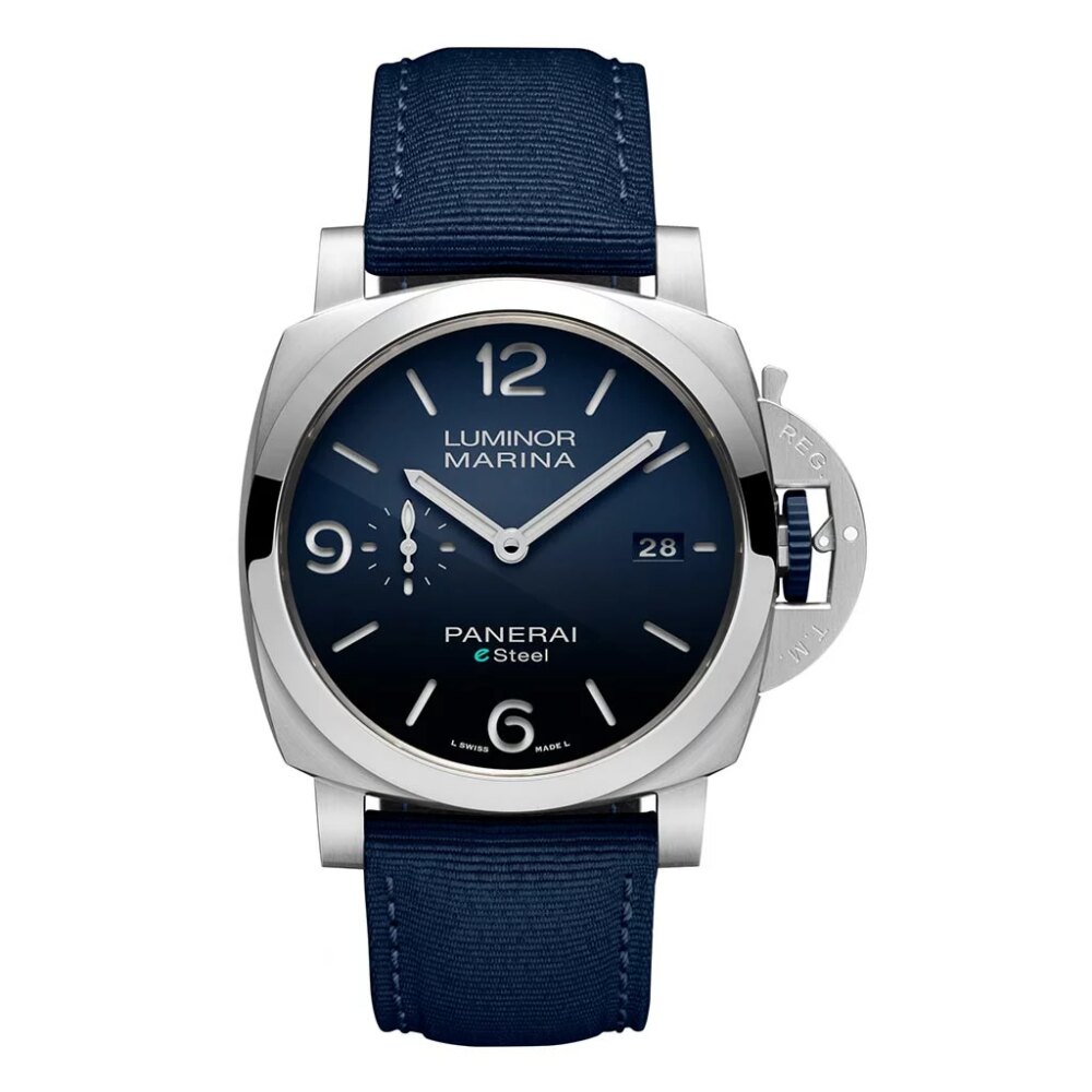 Luminor Marina ESteel Blu Profondo with Blue Dial Watch