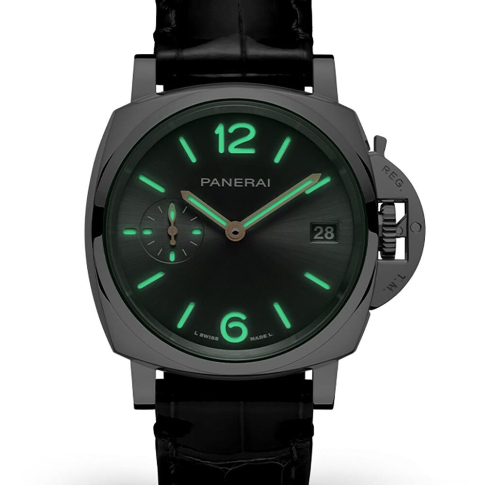 Luminor Due 38mm Anthracite Sun-Brushed Dial Watch