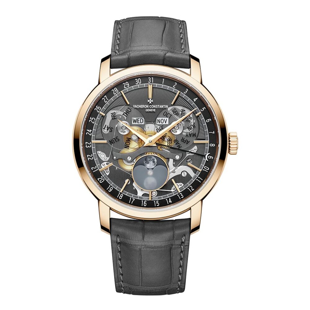 Traditionnelle Complete Calendar Openface Watch